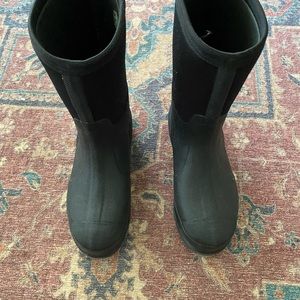 Muck brand boots.